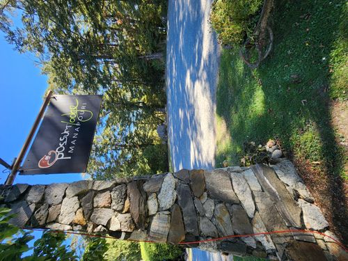 Possum lodge welcome sign