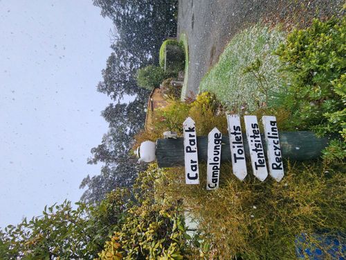 Camp waymarks